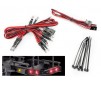 Wire harness, LED lights/ zip ties (10)/ zip tie mounts (4) (fits 10