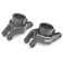 Carriers, stub axle (gray-anodized 6061-T6 aluminum) (rear) (left & r