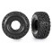 Tires & wheels, assembled, glued, left (1), right (1) (black wheels,