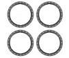 Beadlock rings, gray (machined aluminum) (4)