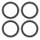 Beadlock rings, black (machined aluminum) (4)