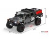 Crawling kit - EMOX4 1/8 RTR 775 Brushed kit (Grey)