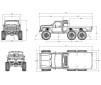 Crawling kit - EMOXL 1/8 775 Brushed kit (blue)