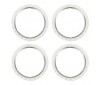 Beadlock rings, silver (machined aluminum) (4)