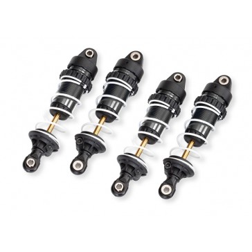 Shocks, GTR long, gret-anodized, PTFE-coated bodies with TiN shafts (