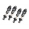 Shocks, GTR long, gret-anodized, PTFE-coated bodies with TiN shafts (