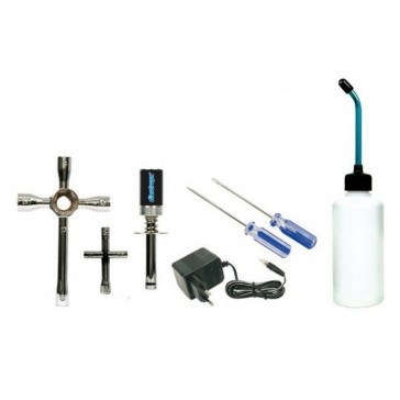NITRO STARTER SET w/2x Wrench s/drivers,starter,chgr,bottle