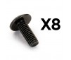 OUTBACK BUTTON HEAD SCREW M2.5*7 (8)