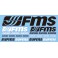 FMS customized logo stickers black