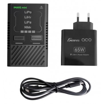 Charger iMars Mini USB-C 2-4S 60W w/65W EU Adapter