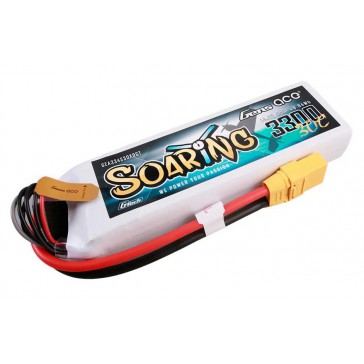 Soaring LiPo 4S 14.8V-3300-30C (XT90) 137x42.5x26mm 331g GT