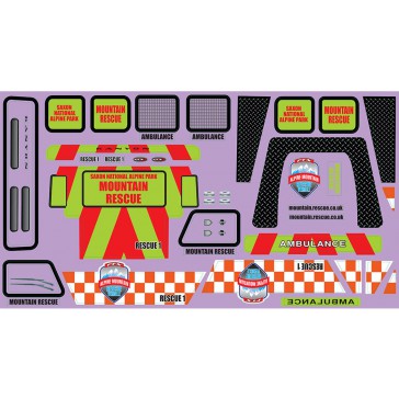 KANYON MOUNTAIN RESCUE DECAL SHEET