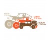 1/18 UTB18 Capra 4WS 4X4 RTR Brushed Rock Crawler - Blue
