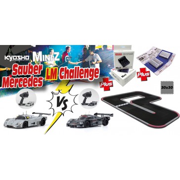Grand Prix Circuit 30 Mini-Z Mercedes Sauber LM ReadySet