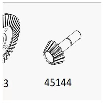 TL4 :  axle size umbrella teeth