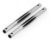 RC10T Diamond Nose Brace Tubes - Black- 2pc