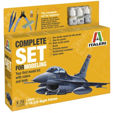 1/72 COMPLETE SET F-16 C/D NIGHT FALCON