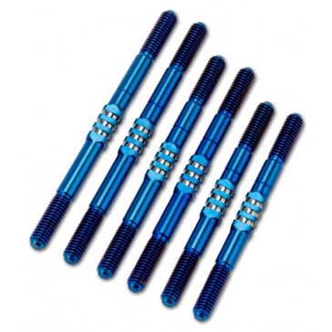 XB4 2024 Fin Titanium Turnbuckle Set - Blue
