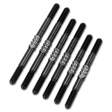 XB4 2024 Fin Titanium Turnbuckle Set - Black