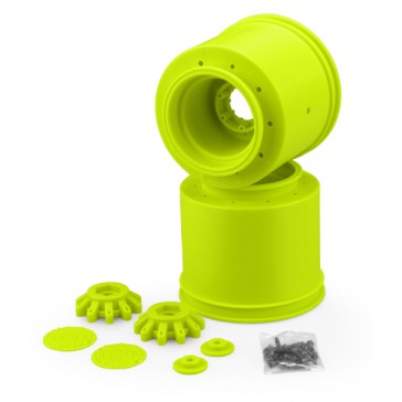 Aggressor-2.6x3.8" 17mm Hex Monster Truck wheel-Yl
