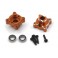 Aluminum Rear Hub Set (Orange/2pcs)