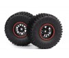 Assembled Wheel & Tyre (Red/2pcs)