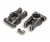 Aluminium Rear Hub Set (Grey/2pcs)