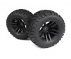 Mounted MixBlok Tire on XT Wheel (Black/2pcs)