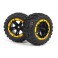 Slyder MT Wheels/Tires Assembled (Black/Yellow)