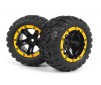 Slyder MT Wheels/Tires Assembled (Black/Yellow)