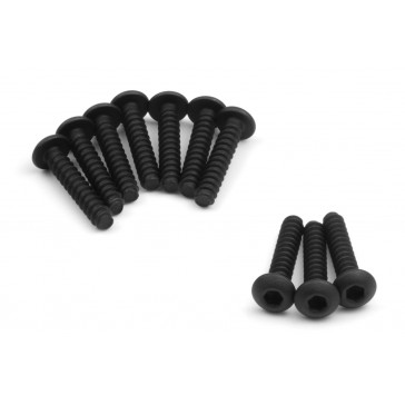 TP. BUTTON HEAD SCREW M3x15mm (HEX SOCKET/10pcs)