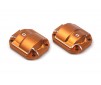 Aluminum Diff Cover (Orange/2pcs)