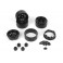 CS-10 Beadlock Wheel 1.2in (Black/4pcs)