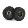 Assembled Wheel & Tyre (Green/2pcs)