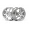 TE37 Wheel 26mm Matte Chrome (0mm Offset)