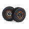 Assembled Wheel & Tyre (Orange/2pcs)