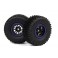 Assembled Wheel & Tyre (Blue/2pcs)