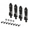 Aluminum Shock Set 58mm Length 2000cSt Oil (4) Gunmetal: GROM