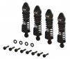 Aluminum Shock Set 58mm Length 2000cSt Oil (4) Gunmetal: GROM