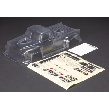 1/8 Clear Body with Decals and Window Mask: NOTORIOUS 6S BLX V6