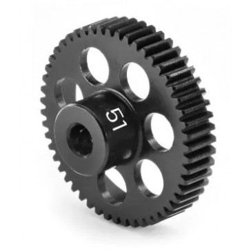 ALU ULTRA-LIGHT PINION GEAR - HARD COATED -  51T / 64
