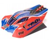 1/8 Clipless Painted Decaled Body Red: TYPHON 4X4