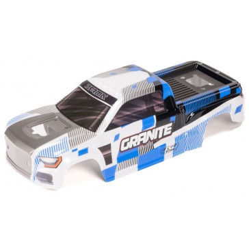 1/10 Clipless Painted Decaled Body Blue: GRANITE 4X4