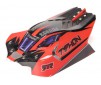 1/8 Clipless Painted Decaled Body Black: TYPHON 4X4