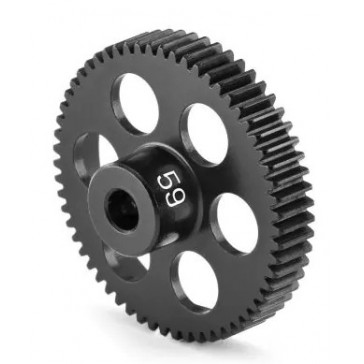 ALU ULTRA-LIGHT PINION GEAR - HARD COATED -  59T / 64