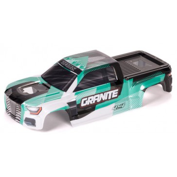 1/10 Clipless Painted Decaled Trimmed Body Green/Black: GRANITE 4X4