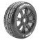 B-ROCKET 1/8 FR/RR SOFT HEX 17MM SPOKE/BLACK