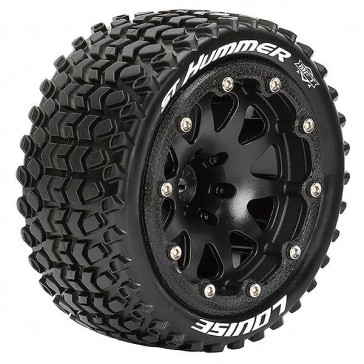 ST-HUMMER 1/10 SOFT BEAD-LOCK/0 OFFSET HEX 12MM B