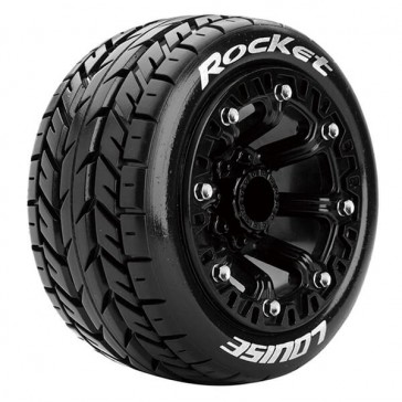 ST-ROCKET 1/16 SOFT BLACK TRX 1:16 E-REVO FR & R