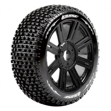 B-PIRATE 1/8 FR/R R SUPER SOFT HEX 17MM SPOKE/BL